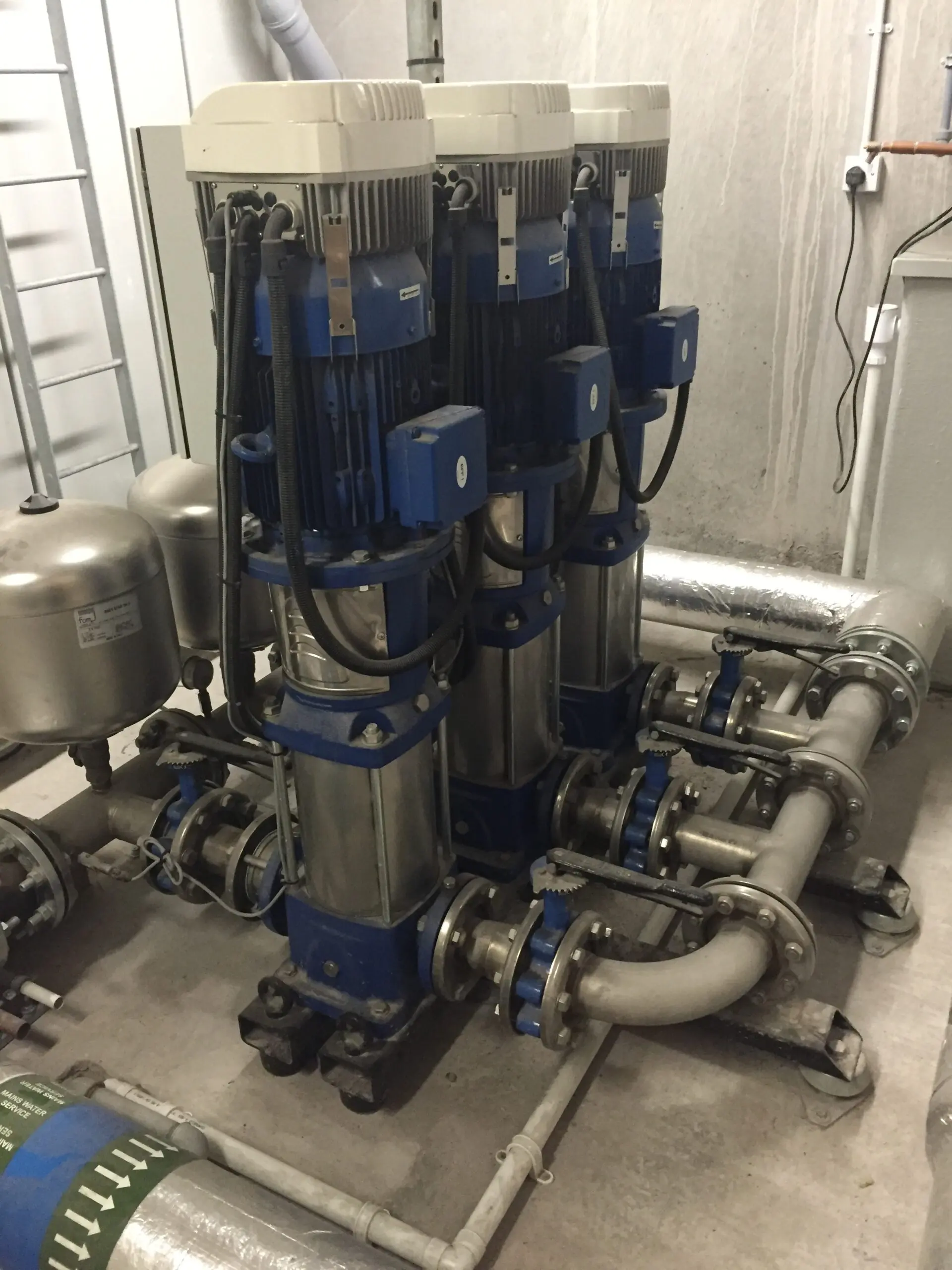Booster Set Servicing and Repair at a Chicken Processing Plant