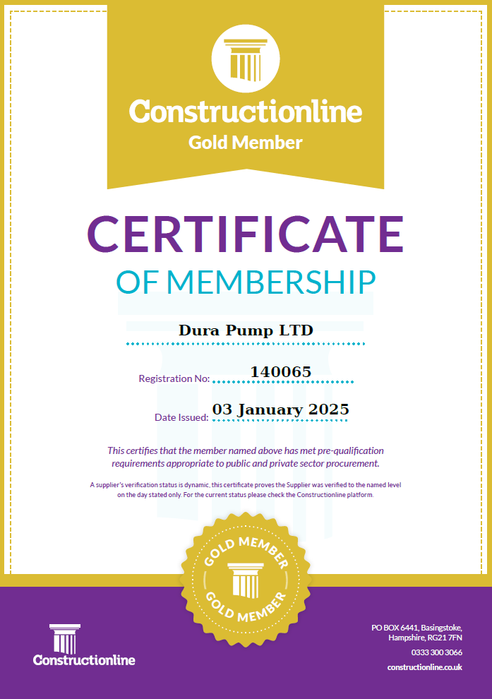 Constructionline Certificate