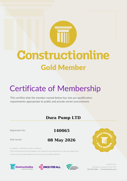 Construction Line Gold Certificate Expires 2027