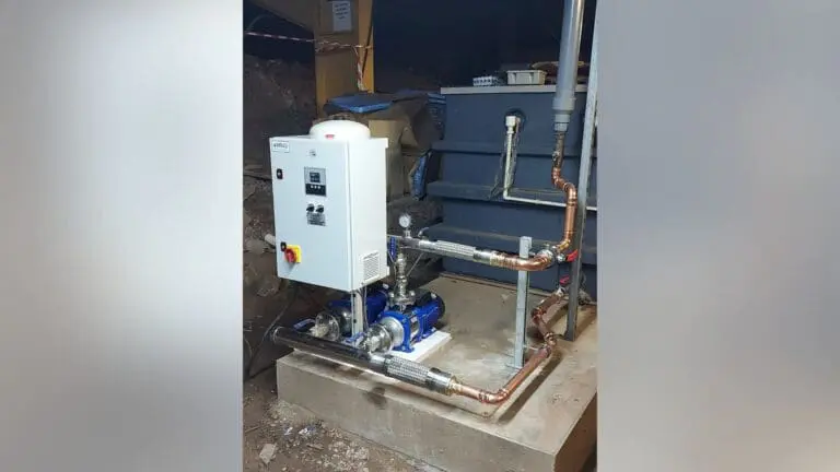 Replacement of a Cold-Water Booster Set for a Well-Known Premier League Football Club