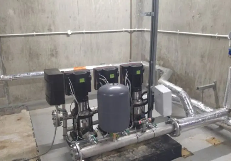 Project update: Oracle cold water booster set replacement