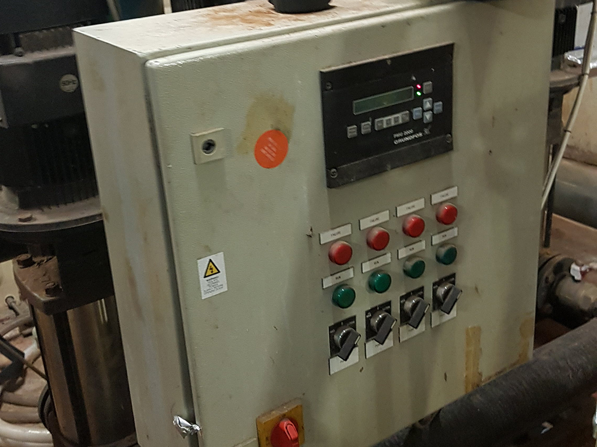 pump system control panel