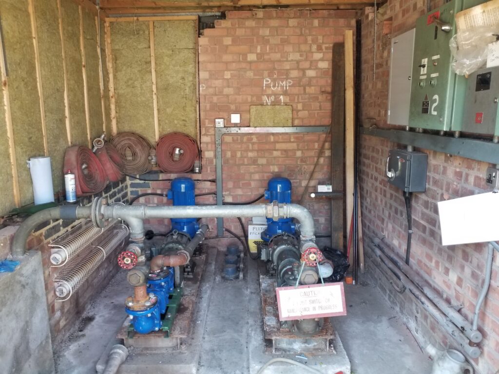 pump system before