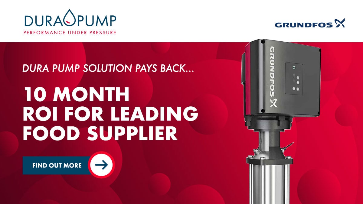 Dura Pump solution pays back in 10 months for leading food supplier