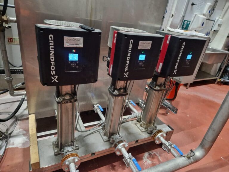 Energy Efficient Washdown System Delivered to Food Factory