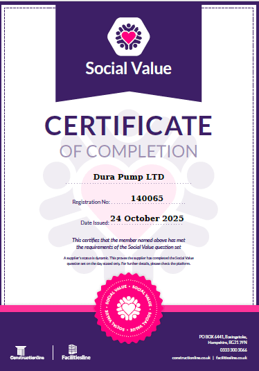 Social Value Certificate