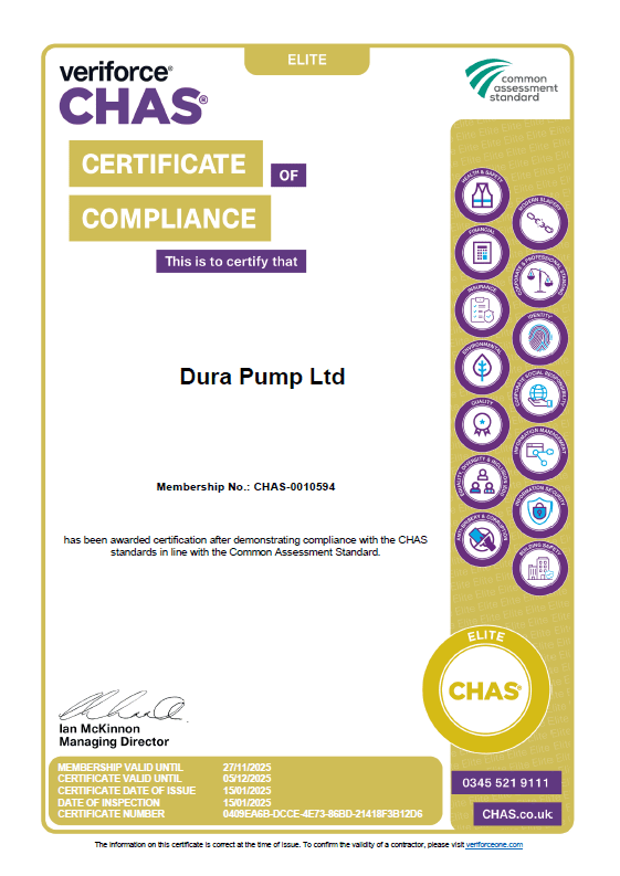 CHAS Certificate