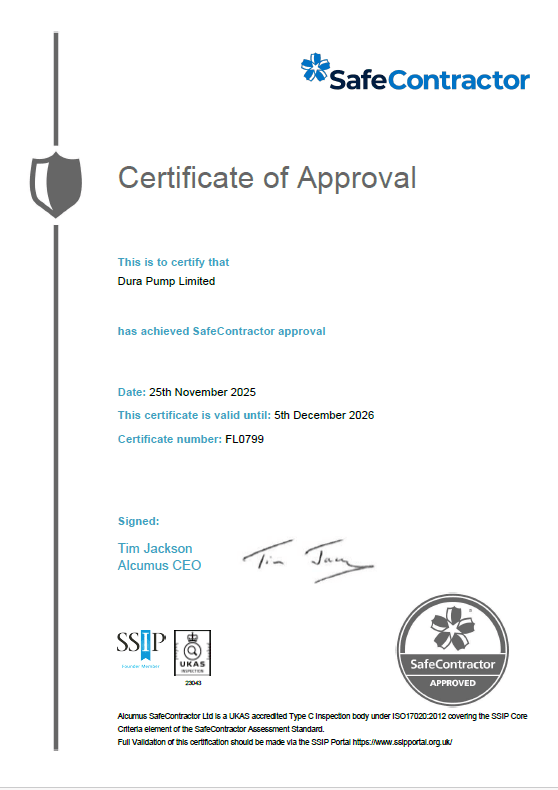 Safecontractor Certificate