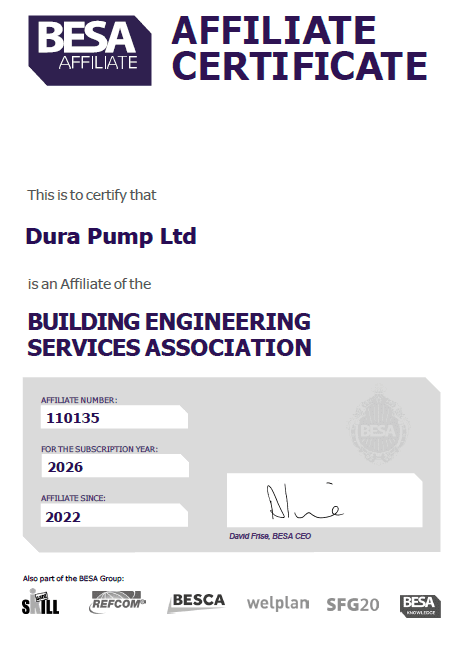 BESA Certificate